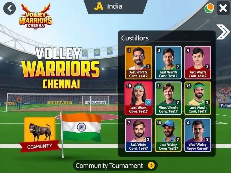 Volley Warriors Chennai community tournament event in India